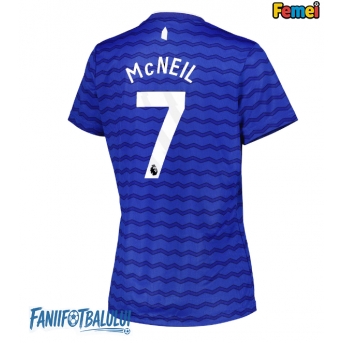 Everton Dwight McNeil #7 Tricou Fotbal Replică 2025-26 Femei Acasa